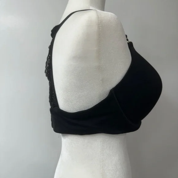 Soma Embraceable FC Geo Lace Racerback Lace Push Up Back - 40D - Black - Picture 3 of 5